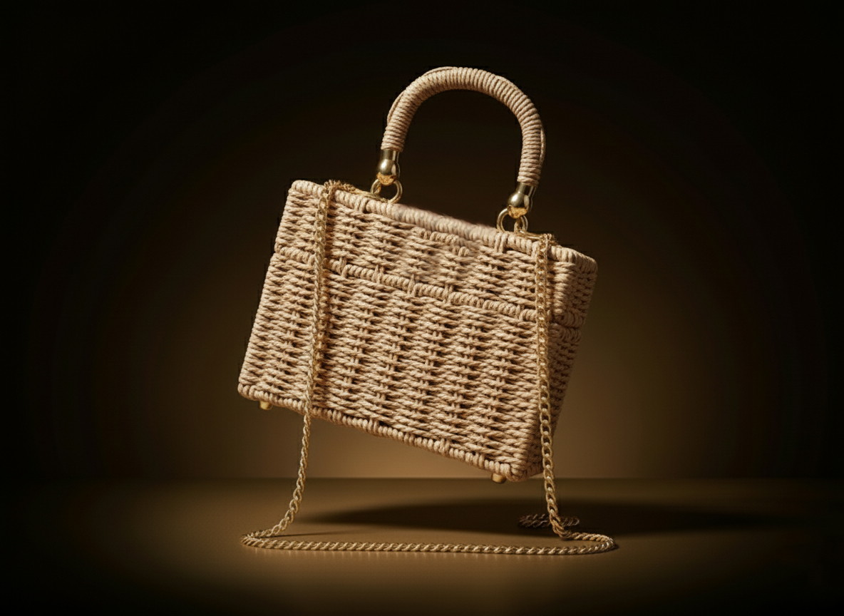 Lisl — Dirndltasche aus Rattan · Aufnahme 3