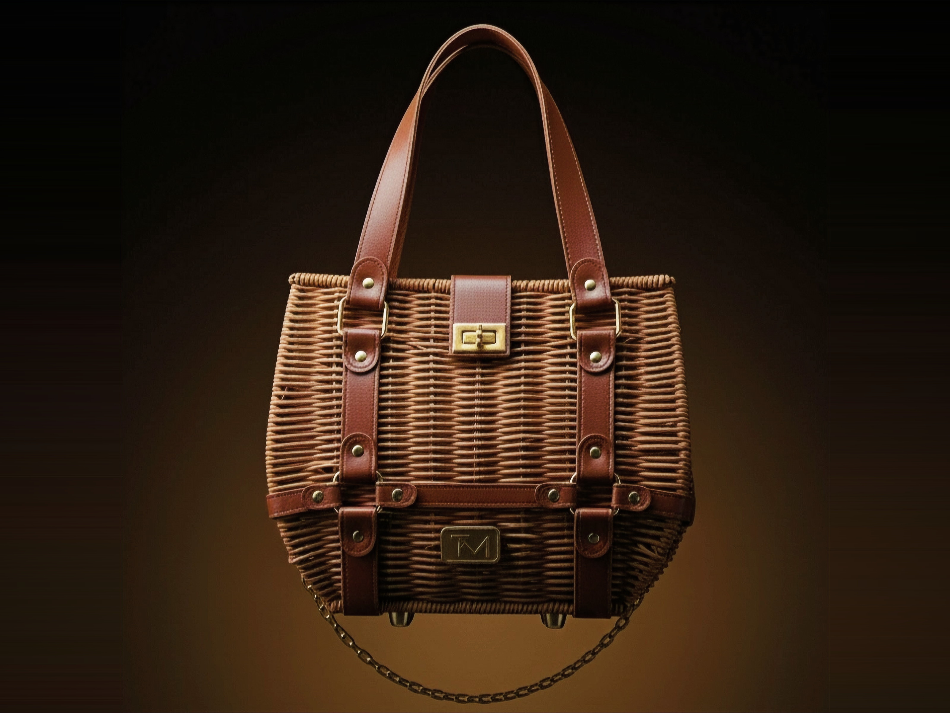 Mizzi — Rattan-Trachtentasche