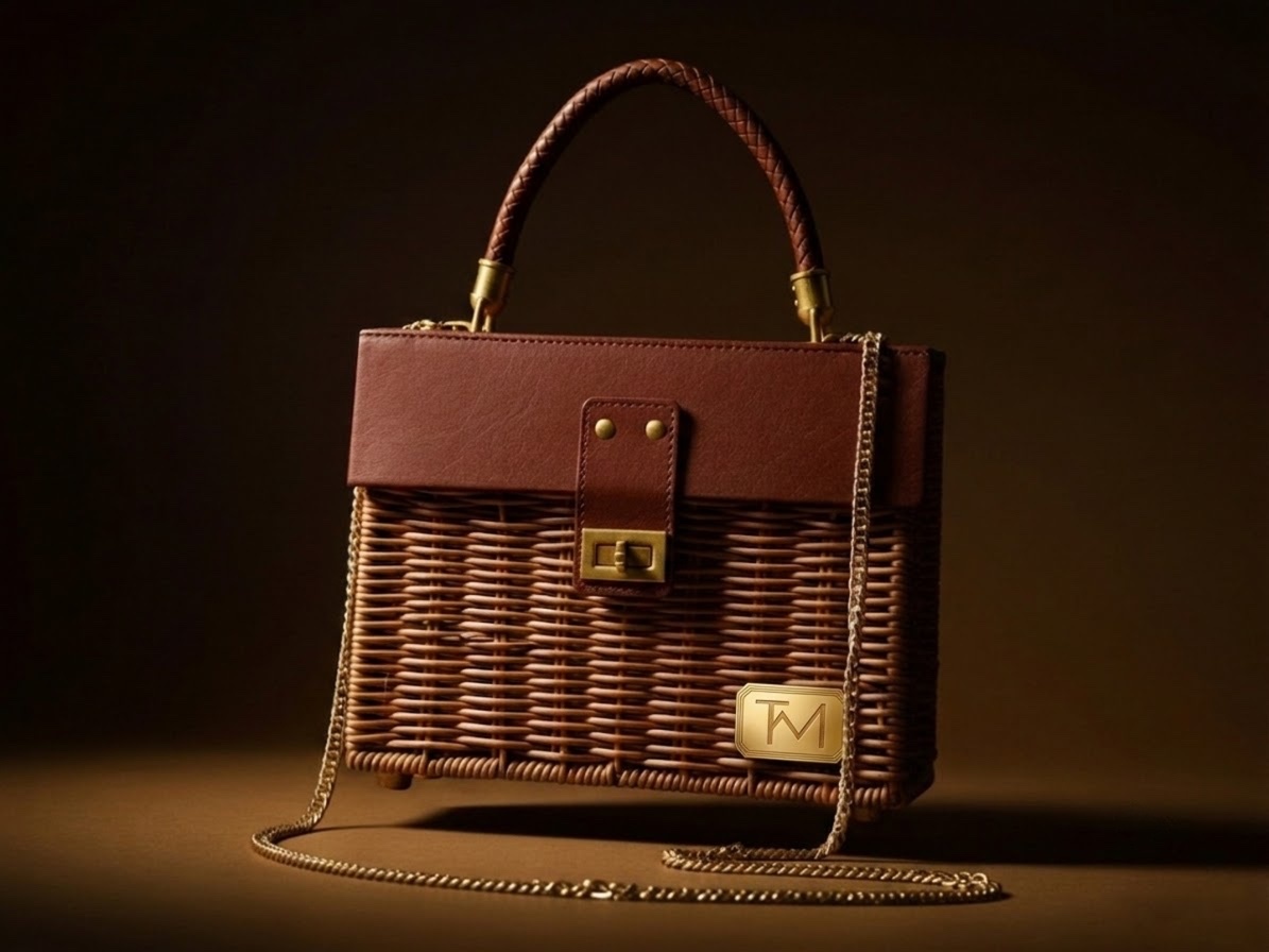 Sissi — Trachtentasche aus Rattan